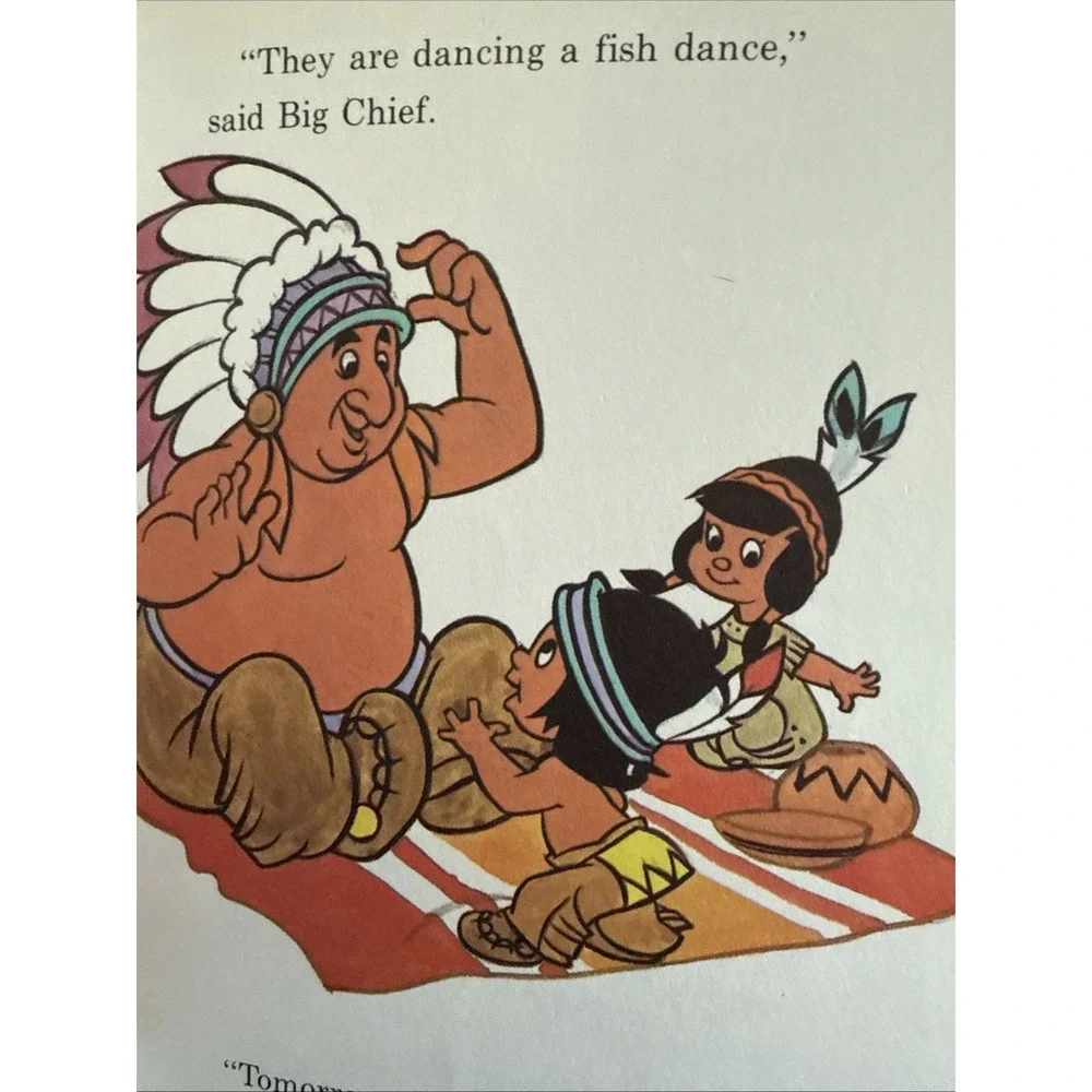 Vintage Little‎ Hiawatha Disney's Wonderful World of Reading Hardcover 1978